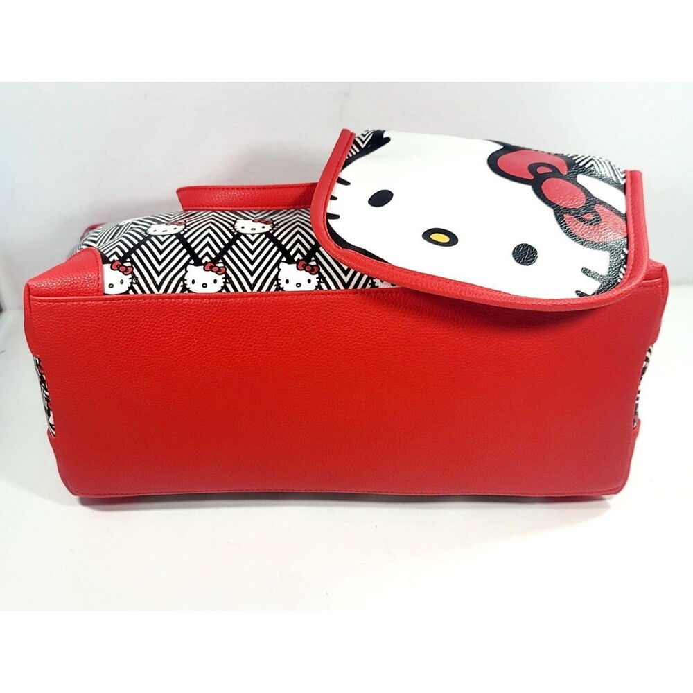Sanrio Hello Kitty Large Classic Tote Purse Handbag with Coin Purse Red NWT - Picture 7 of 12